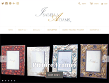 Tablet Screenshot of isabellaadams.com